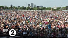 Crowd at Radio 2 in Hyde Park