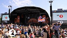 Crowd at Radio 2 in Hyde Park