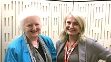 Sarah Walker and her guest, Baroness Julia Neuberger.