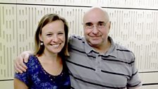 Miranda Krestovnikoff with presenter Rob Cowan