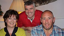 Rhodri Williams, Caryl Thomas a Robin McBryde