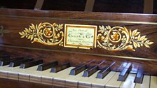 Part of the collection of Clementi pianos at Finchcocks Musical Museum.