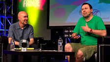 Christopher Brookmyre and Sean Hughes