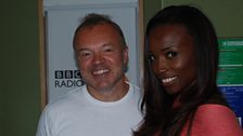 Graham with Lorraine Pascale