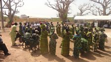 Dancing at the Gambian oyster festival