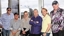 Jo Whiley with the Beach Boys