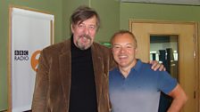 Graham with Stephen Fry