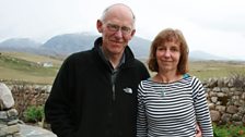 John & Lorna at home in Uig