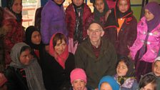 John and Lorna Norgrove with children from the Afghan Children’s Circus School