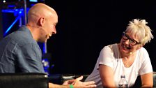 Christopher Brookmyre and Jenny Eclair