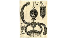 Designs for sword handles,dagger hilts & pommels decorated with foliage & figures