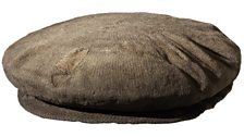 Woollen cap that would have been worn by an Elizabethan artisan or apprentice