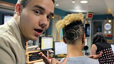 Liam Payne and Gemma Cairney's 1D head shave