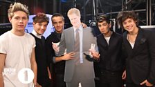 One Direction backstage at Radio 1's Teen Awards 2012