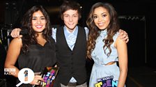 Rhianna, Tyger Drew and Dionne Bromfield backstage at Radio 1 's Teen Awards