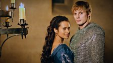 King Arthur and Queen Guinevere