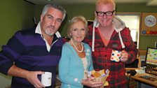 Paul Hollywood, Mary Berry and Chris Evans