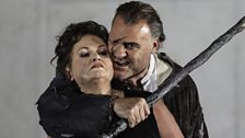 Susan Bullock as Brunnhilde and Bryn Terfel as Wotan