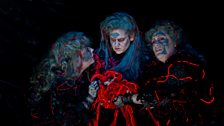 Maria Radner, Karen Cargill and Elisabeth Meister as Norns