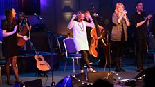 L-R Sarah Jarosz, Kate Rusby, Eddi Reader, Jim Causley