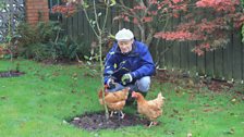 Reg Maxwell With 'Red Falstaff' Apple Tree