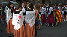 Barcelona in traditional dress