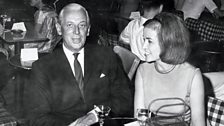 Alistair and his wife Jane in a nightclub in New York, late 1960s