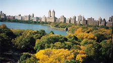 The view overlooking Manhattan from Alistair Cooke's study