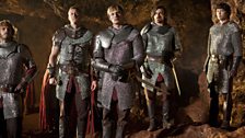 Sir Leon, Percival, King Arthur, Gwaine and Mordred