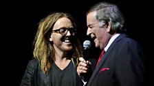 Tim Minchin with Sir Terry