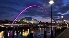 The Sage Gateshead & Gateshead Millenium Bridge