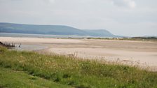 Views over Cefn Sidan and north Gower