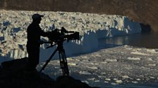 Filming the formation of a 'berg