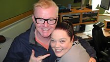 Lisa Riley and Chris Evans