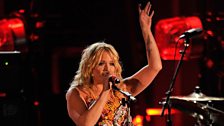 Miranda Lambert on stage at the CMA Awards