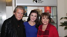 Eurovision singers Dana and Johnny Logan and classical singer Margaret Keys