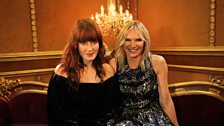 Florence Welch with Jo Whiley