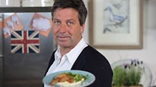 John Torode and his Confit Gressingham Duck with Parsnip Puree