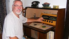 Me and my 1955 KB radiogram that was brought from Chester to southern France. It's been fully repaired and works beautifully!