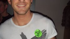 Zak rocking a green badge...