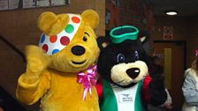 Pudsey and Justin Beaver