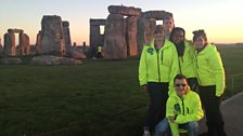 The team at Stonehenge