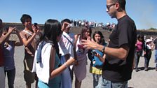 Target gets mobbed by Mexican schoolgirls ... again!