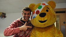 Vassos Alexander with Pudsey