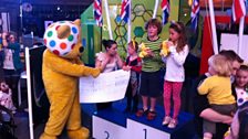 Pudsey gets the cheque