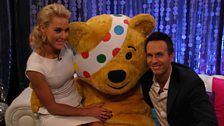 Michael, Natalie and Pudsey