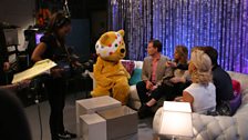 Richard and Pudsey deep in conversation