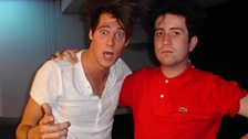 Sweedish club sensation Basshunter came in to chat about balls. Sweedish meat balls that is.