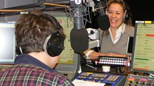 Grimmy & Sarah Beeny On Air