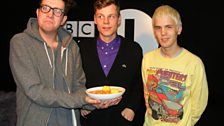 Anders and Anders from Alphabeat come in and play some new games with Grimmy.